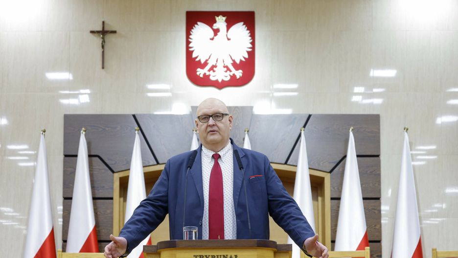 Konferencja prasowa nowego prezesa Trybuna?u Konstytucyjnego
10.12.2024. Warszawa. Konferencja nowego prezesa Trybunalu Konstytucyjnego Bogdana Swieczkowskiego. Fot. Filip Naumienko/REPORTER 
N/z: Bogdan Swieczkowski
Filip Naumienko/REPORTER