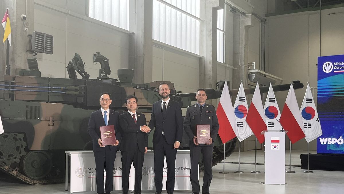 Podpisanie umowy na kolejną partię czołgów K2.