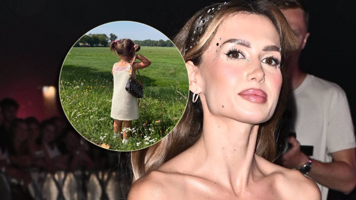 Wersow pokazała córkę z drogą torebką