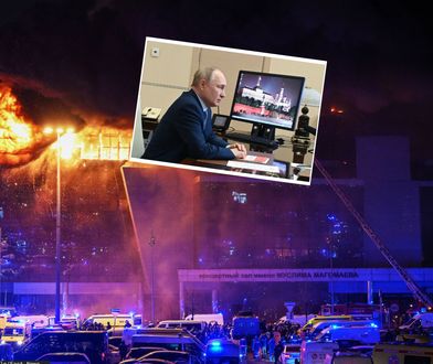 Putin reaguje na atak pod Moskwą