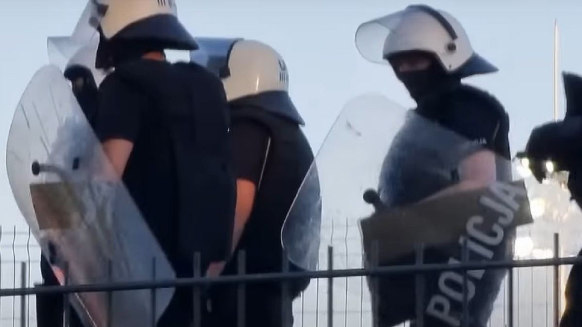 Policja po meczu w Ostrowie Wielkopolskim