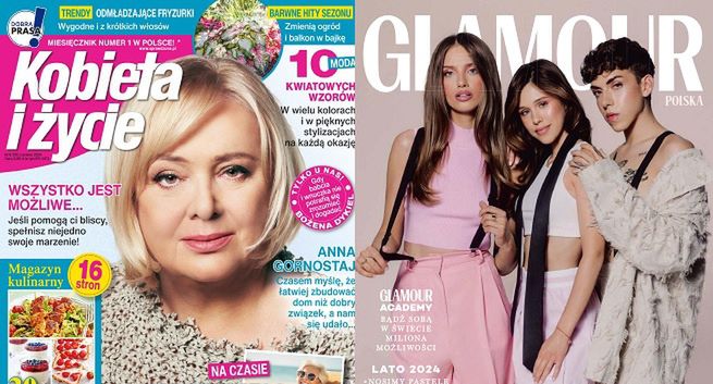 Tak maleje sprzedaż miesięczników. Na czele „Kobieta i Życie”, „Glamour” mocno w górę