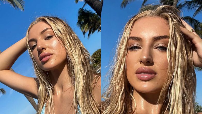 Caroline Derpienski dokazuje w bikini