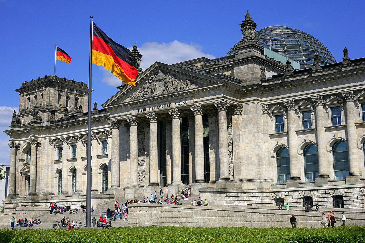 Budynek niemieckiego Bundestagu