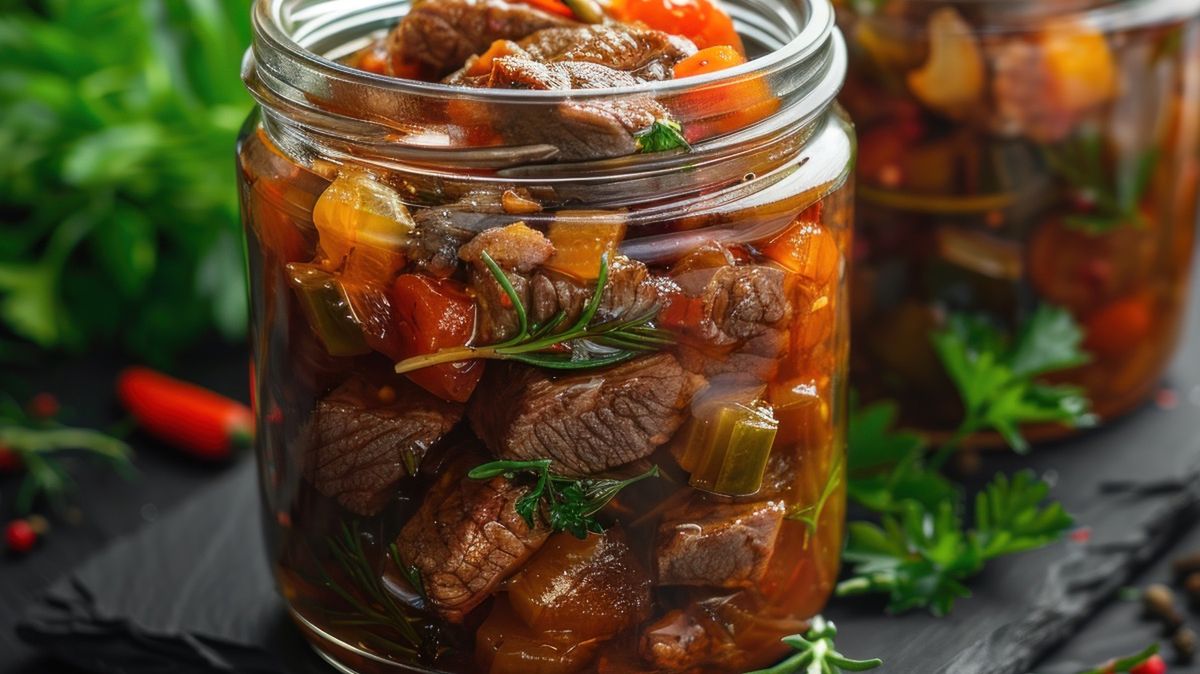 Aromatyczny gulasz w słoiku