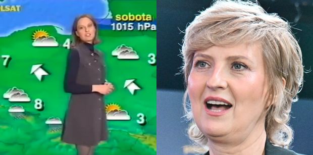 Tak 30 lat temu Izabela Kuna ZAPOWIADAŁA POGODĘ w Polsacie. Czas się dla niej zatrzymał? (WIDEO)
