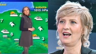 Tak 30 lat temu Izabela Kuna ZAPOWIADAŁA POGODĘ w Polsacie. Czas się dla niej zatrzymał? (WIDEO)