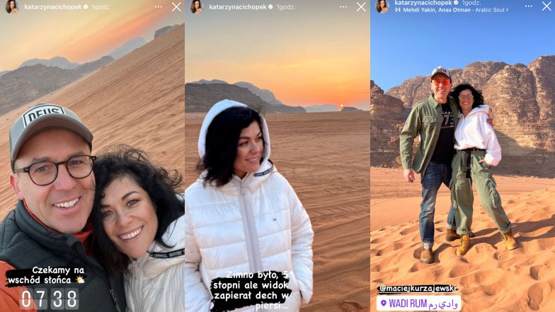 Katarzyna Cichopek i Maciej Kurzajewski relacjonują wspólny urlop