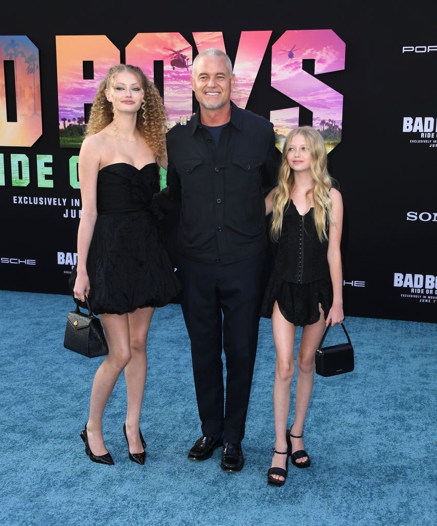 Eric Dane with his daughters