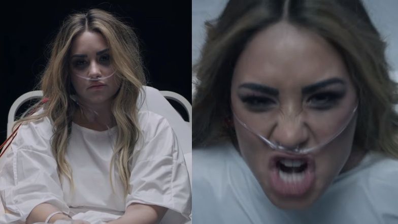 Demi Lovato w nowym klipie rekonstruuje noc, której PRAWIE UMARŁA z powodu przedawkowania narkotyków (WIDEO)