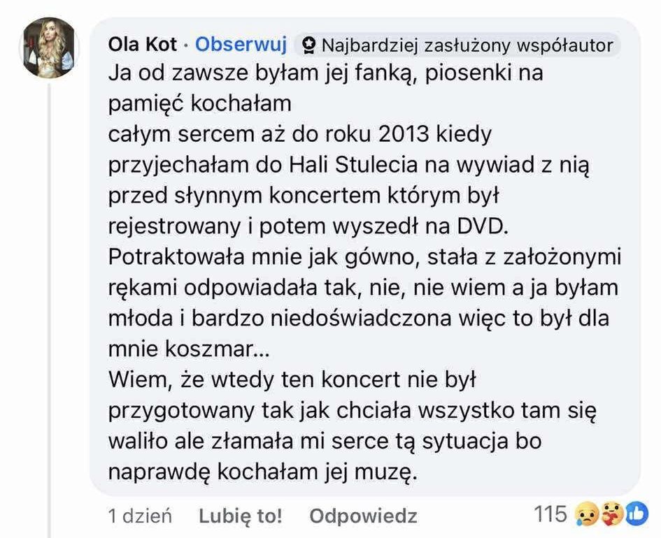 Ola Kot o wywiadzie z Dodą