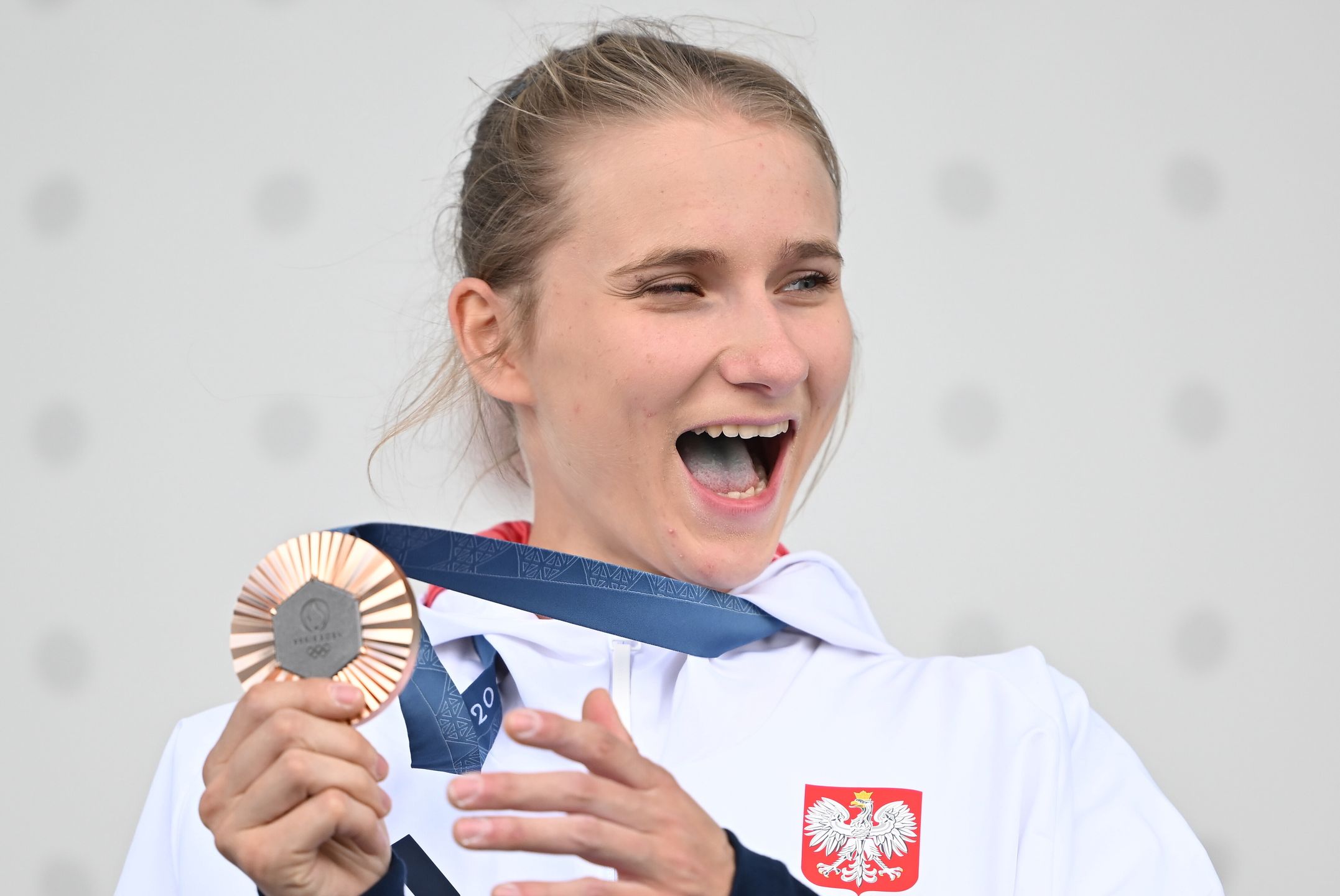 Polka Aleksandra Kałucka zdobyła brązowy medal we wspinaczce na czas