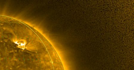 Słońce. Sonda Solar Orbiter zaobserwowała potężny wyrzut plazmy