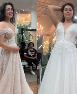 Przymierzyła suknię ślubną za 10 tys. zł. Wtedy zmieniła zdanie