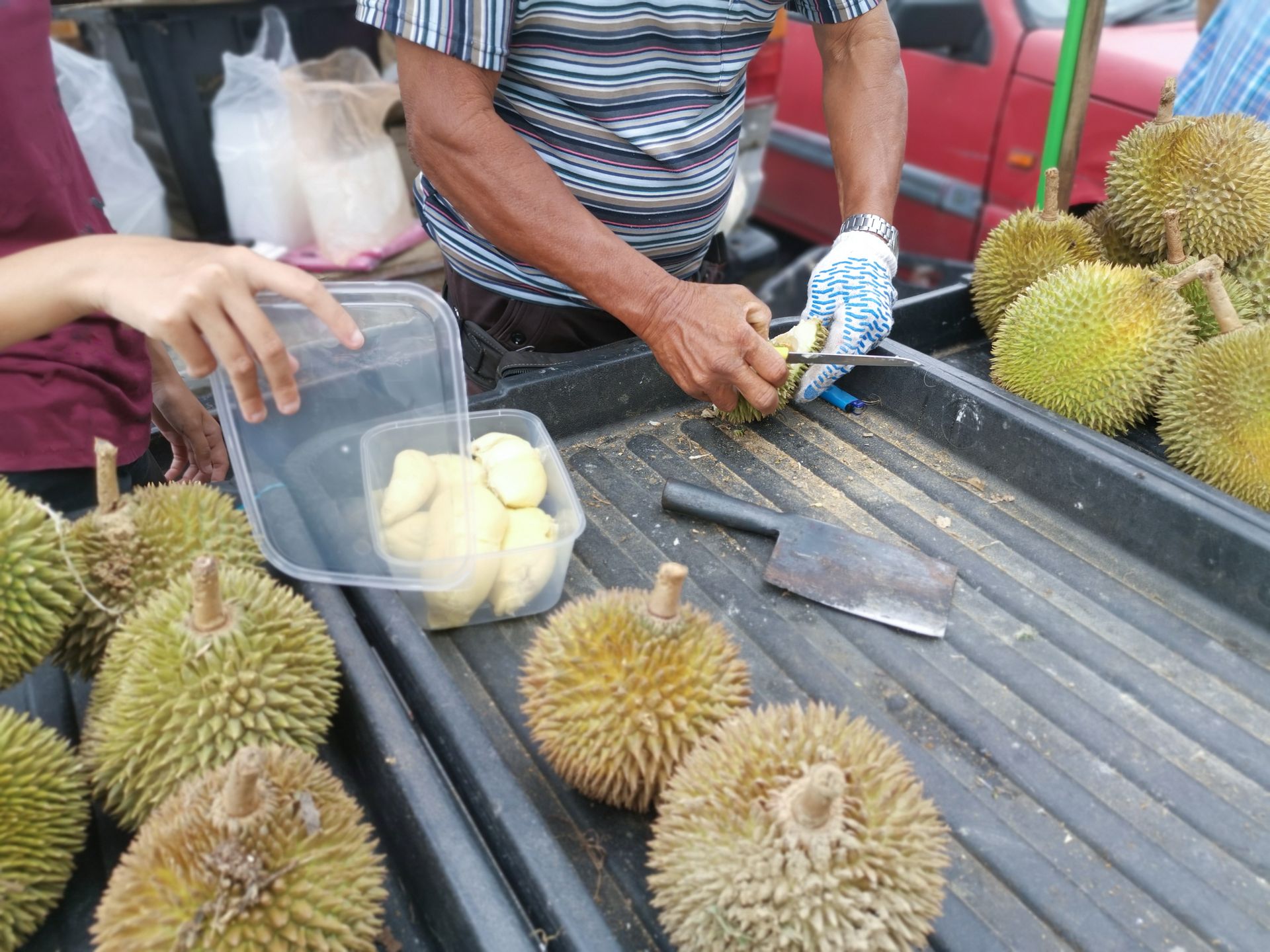 Durian to przysmak w Azji