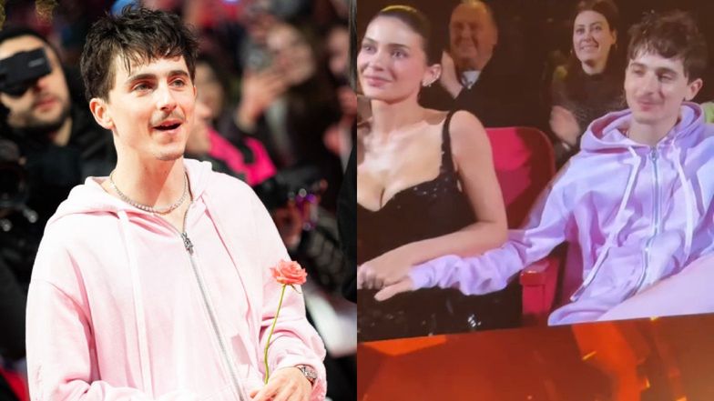 Odziany w dres Timothee Chalamet z Kylie Jenner na festiwalu filmowym. Internauci dosadnie: "Ona wygląda jak jego MATKA"