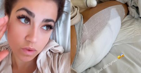 Maja Hyży nadaje ze szpitala po dziewiątej operacji biodra. "Nie czuję lewej nogi, a operowaną miałam prawą"