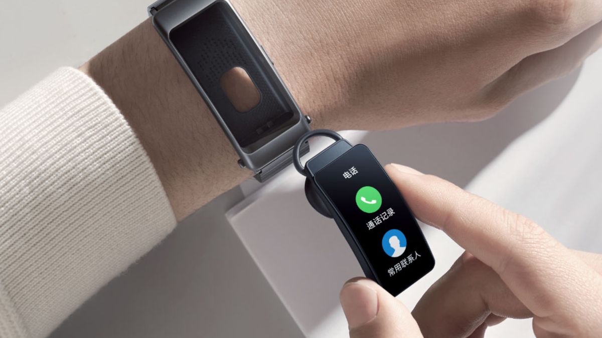 Huawei Band B6 zaprezentowany. Ma zagięty ekran i... zintegrowaną słuchawkę 1