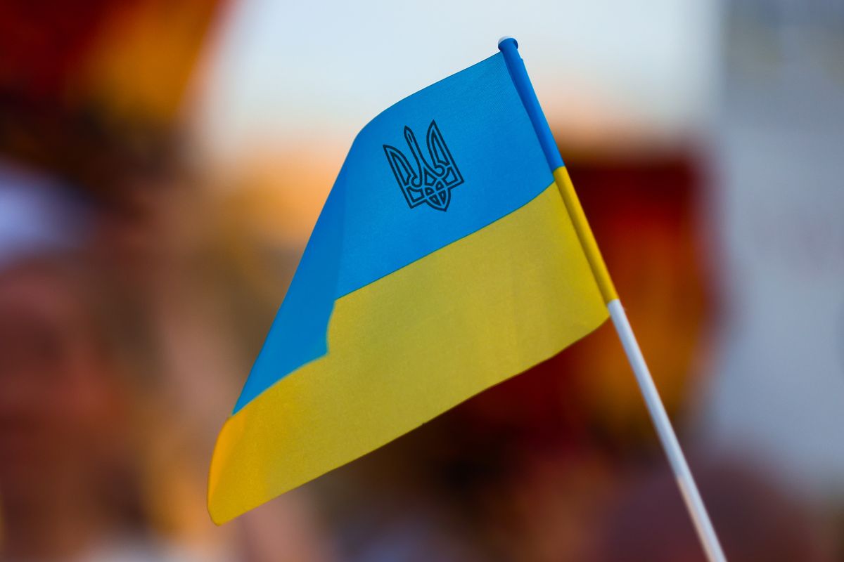   Український прапор (Photo by Beata Zawrzel/NurPhoto via Getty Images)