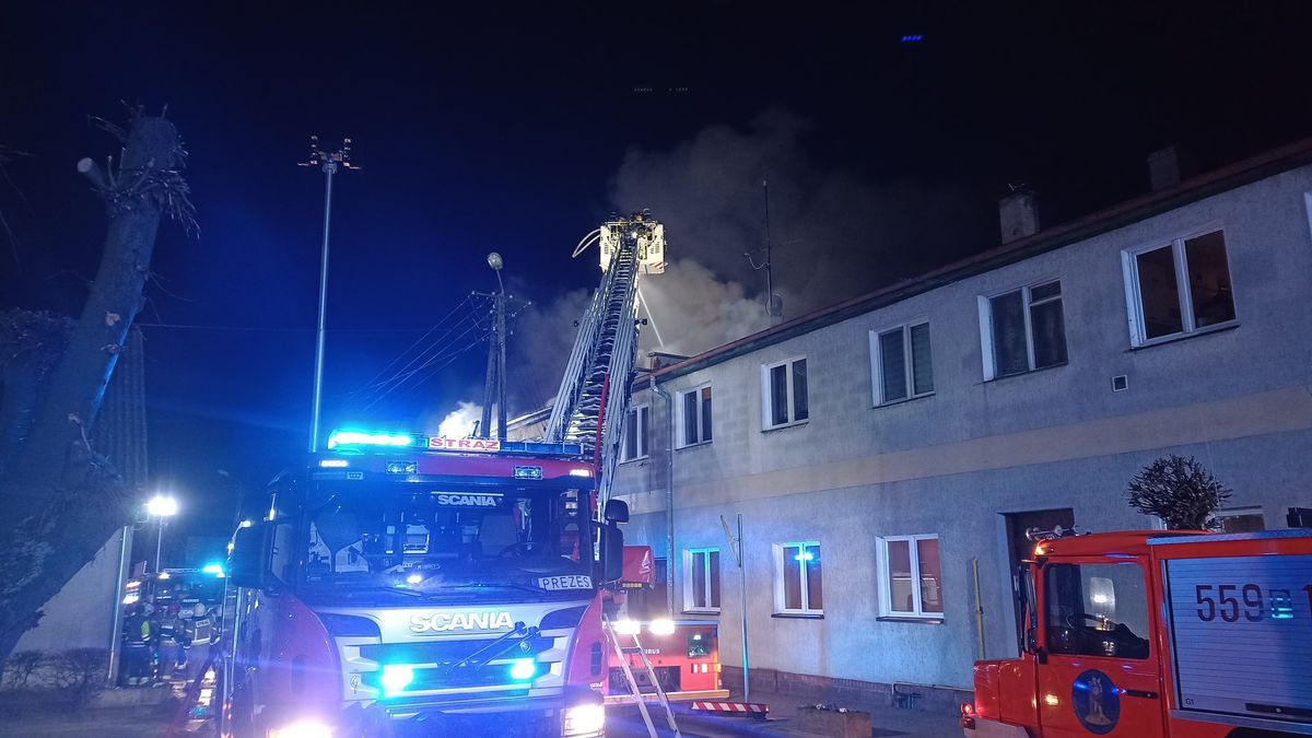 Pożar w Wysokiej