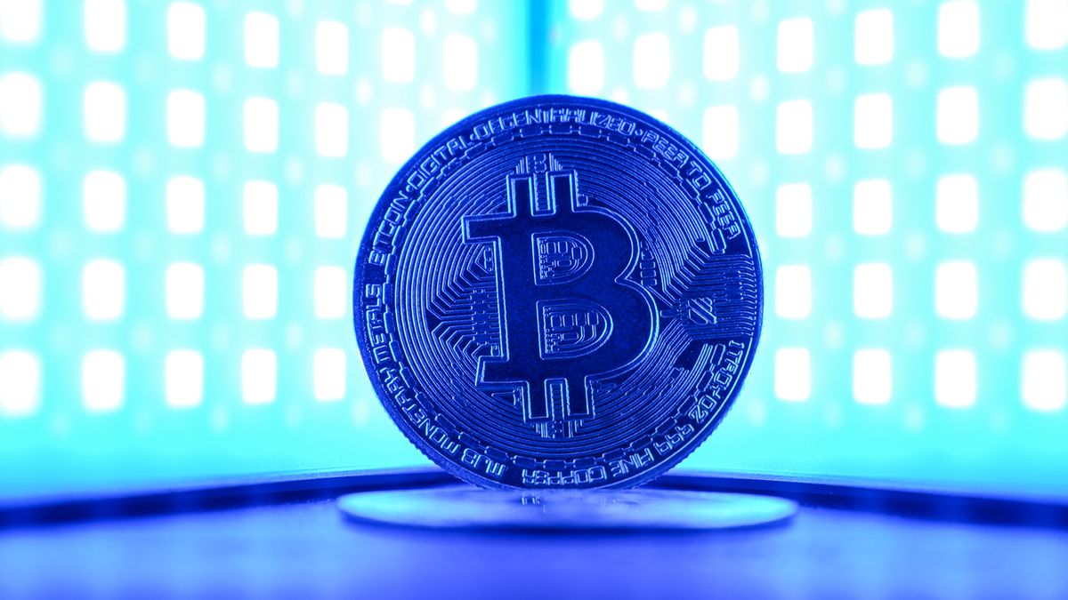 ANKARA, TURKIYE - MAY 21: In this photo illustration, a 'Bitcoin' coin is displayed in Ankara, Turkiye on May 21, 2024. (Photo by Omer Taha Cetin/Anadolu via Getty Images)