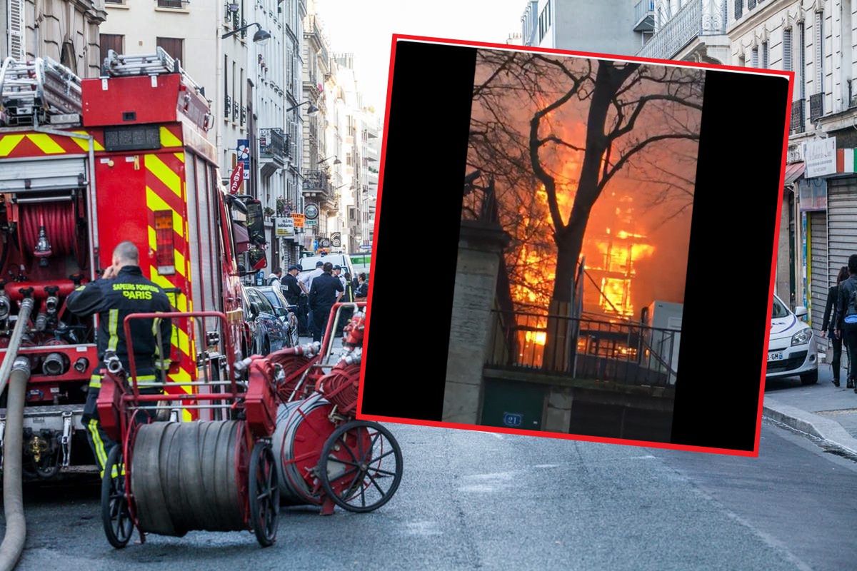 Ogromny pożar w Paryżu. Z ogniem walczyło 150 strażaków 