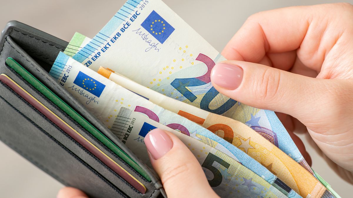 Close up of female hands holding grey wallet with 20 and 50 euro banknotes. Purchases, business, finances conceptClose up of female hands holding grey wallet with 20 and 50 euro banknotes. Purchases, business, finances conceptVitalii Petrushenkofinance, money, euro, cash, wallet, business, currency, hand, female, payment, buy, economy, salary, exchange, concept, savings, purse, woman, 50, 20, purchase, bank, counting, leather, pay, person, banknote, hold, debt, sale, tax, paper, banking, wealth, man, poor, loan, shopping, businesswoman, income, wages, budget, spend, bill, finance, money, euro, cash, wallet, business, currency, hand, female, payment, buy, economy, salary, exchange, concept, savings, purse, woman, 50, 20, purchase, bank, counting, leather, pay, person, banknote, hold, debt, sale, tax, paper, banking, wealth, man, poor, loan, shopping, businesswoman, income, wages, budget, spend, bill