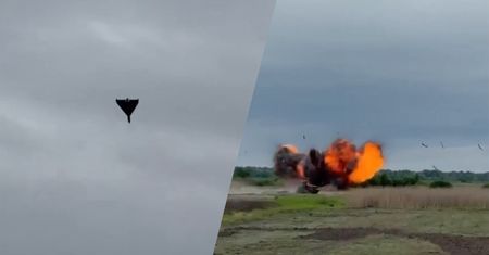 Nagranie zapiera dech w piersi. Dron eksplodował tuż obok rolnika