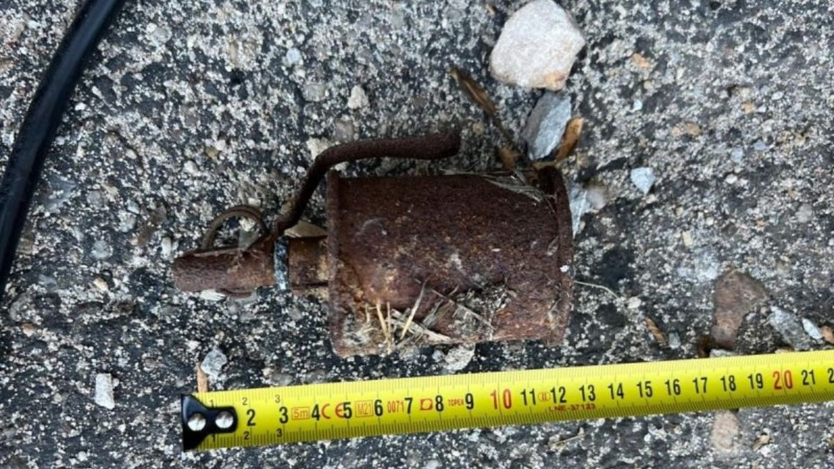 Podczas remontu znaleźli granat