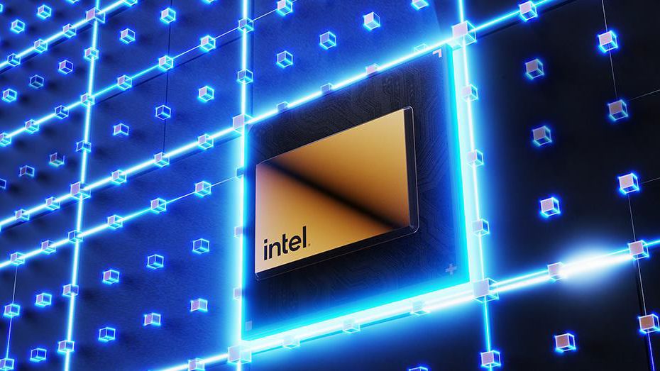 Wizualizacja układu Intel Blockscale 1000.