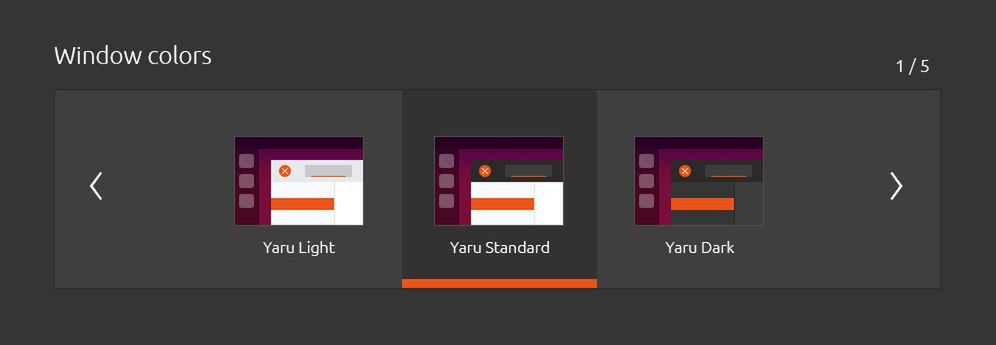 Ubuntu 20.04 LTS z odświeżonym motywem: ciemny, standardowy i jasny