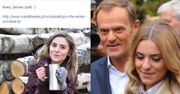 Kasia Tusk pozuje na... ściętej brzozie! (FOTO)