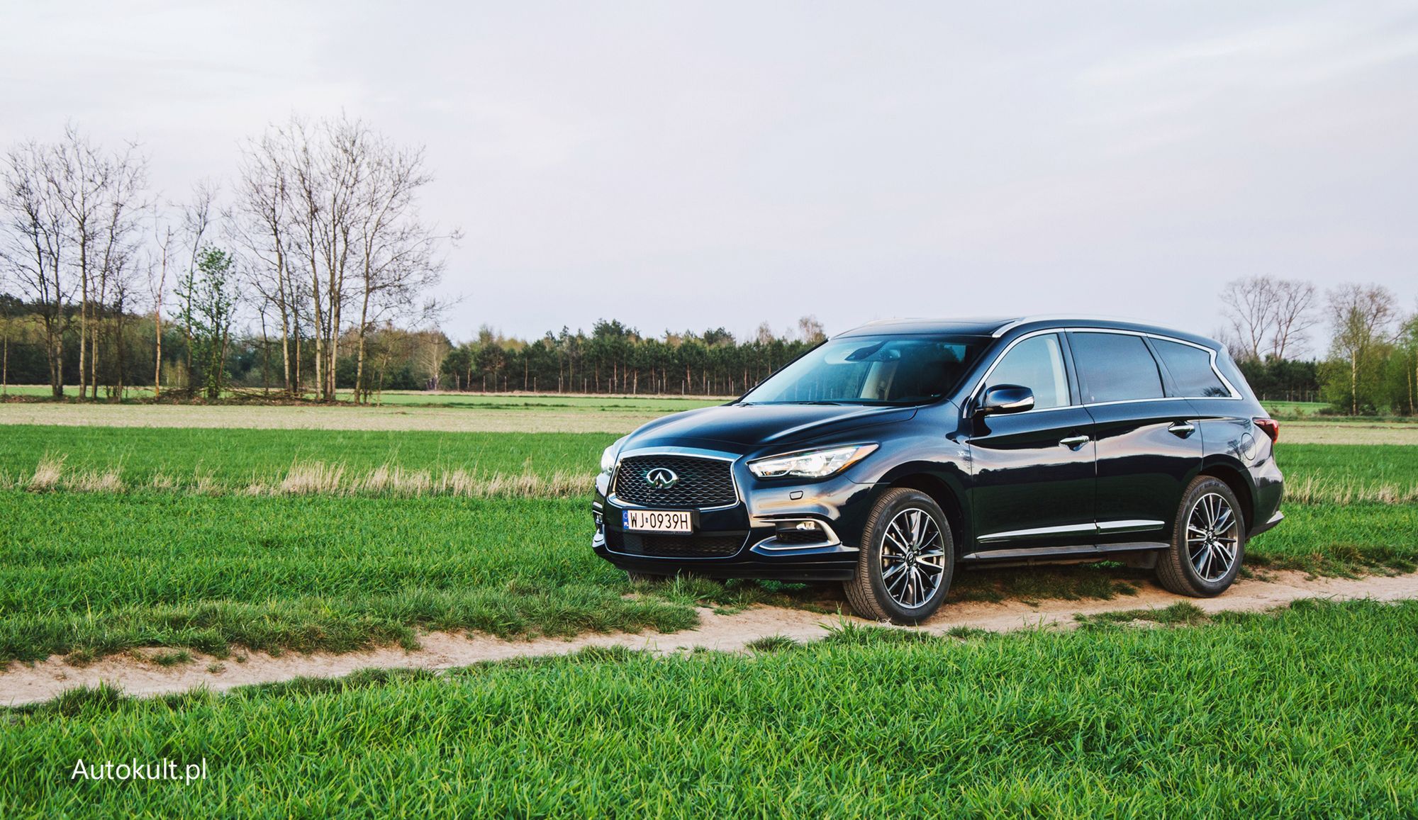 Infiniti QX60 absolutnie nie jest pojazdem terenowym. Ale umożliwia jazdę po lekkich bezdrożach, w których przeciętne auto osobowe już sobie rady nie da.
