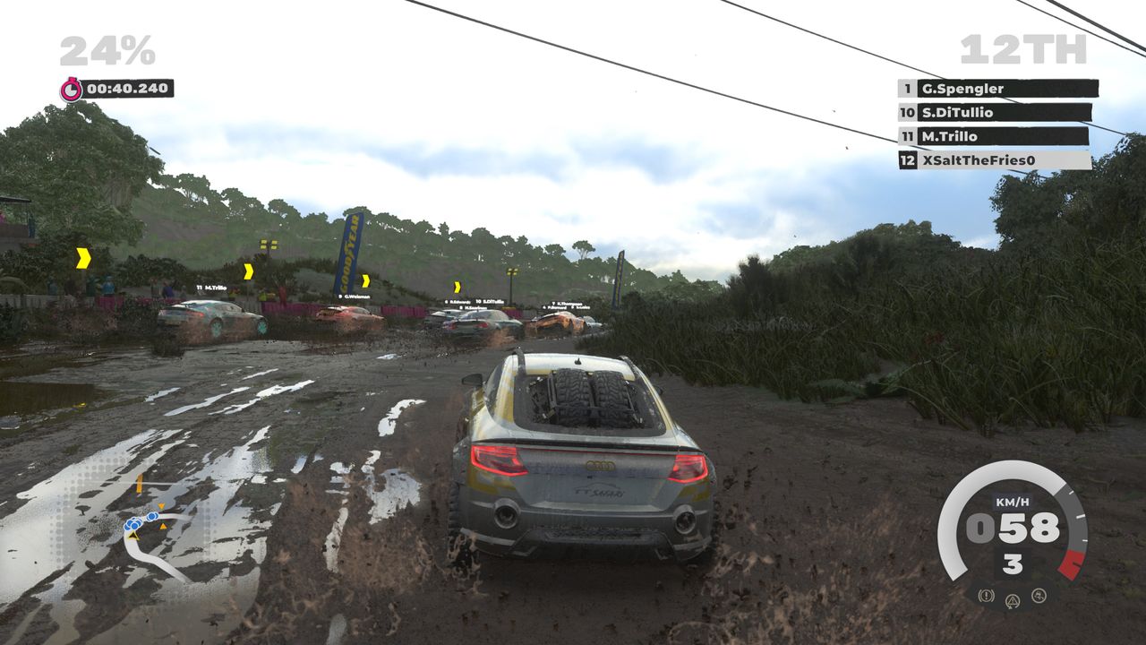 Zrzut ekranu z gry Dirt 5 na Xbox Series X