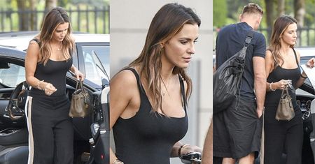 Sara Boruc przyjechała na zgrupowanie w dresie i szpilkach (ZDJĘCIA)