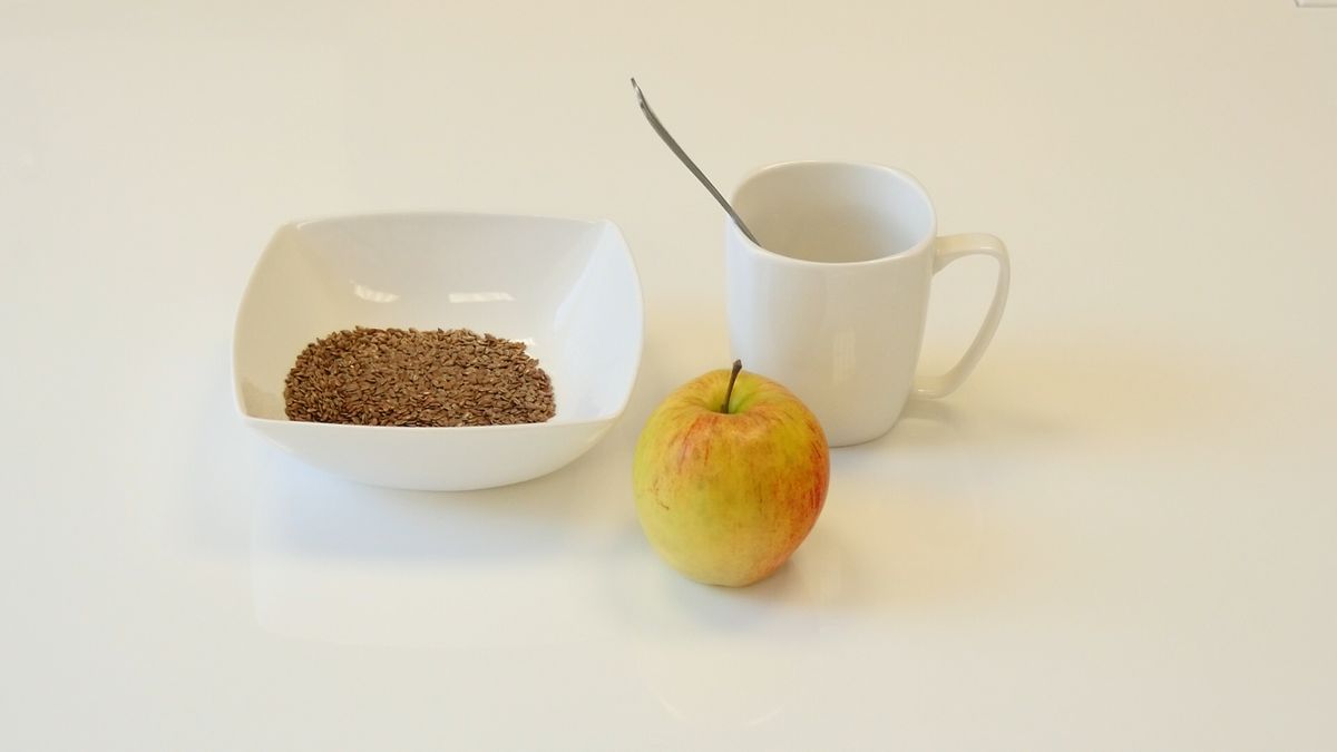 Siemię lniane i jabłko to koktajl pełen witamin