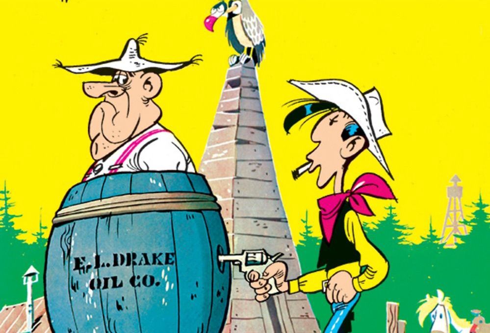 Lucky Luke. W cieniu wież wiertniczych. Tom 18