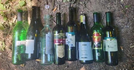 Z posesji zniknęło 60 butelek wina. Policjanci zatrzymali 29-latka