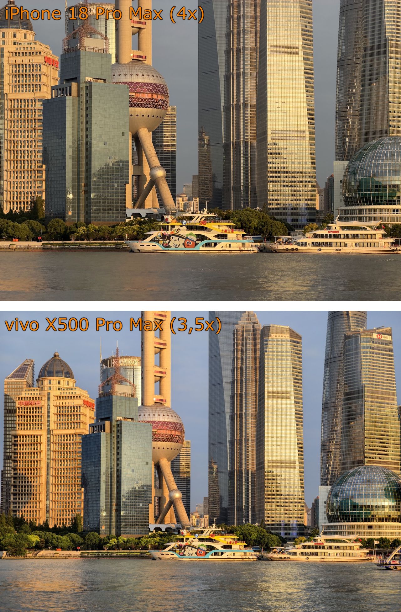 iPhone 18 Pro Max vs vivo X500 Pro Max