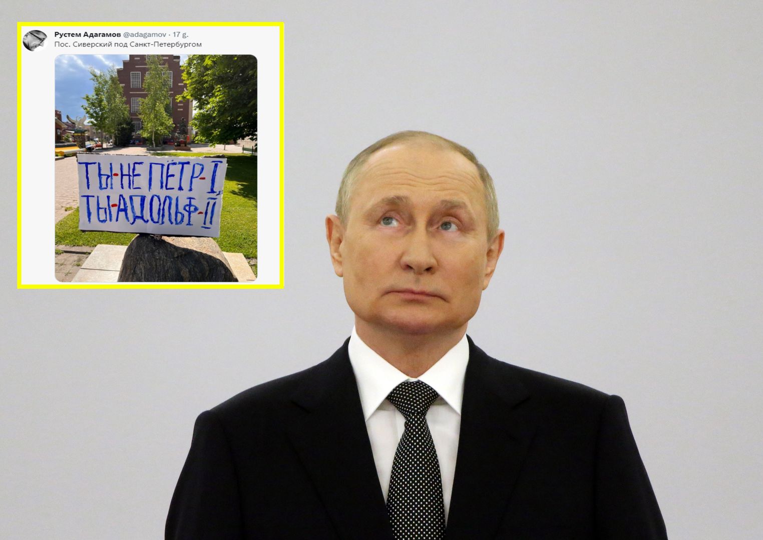 "Jesteś Adolfem II". Rosjanie odpowiedzieli Putinowi