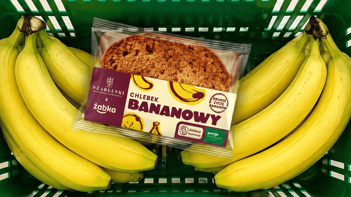 Chlebek powstaje z bananów, które już nie mogą być sprzedawane