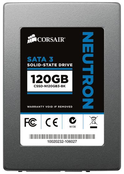 Corsair Neutron dysk SSD zdjęcie widok z góry