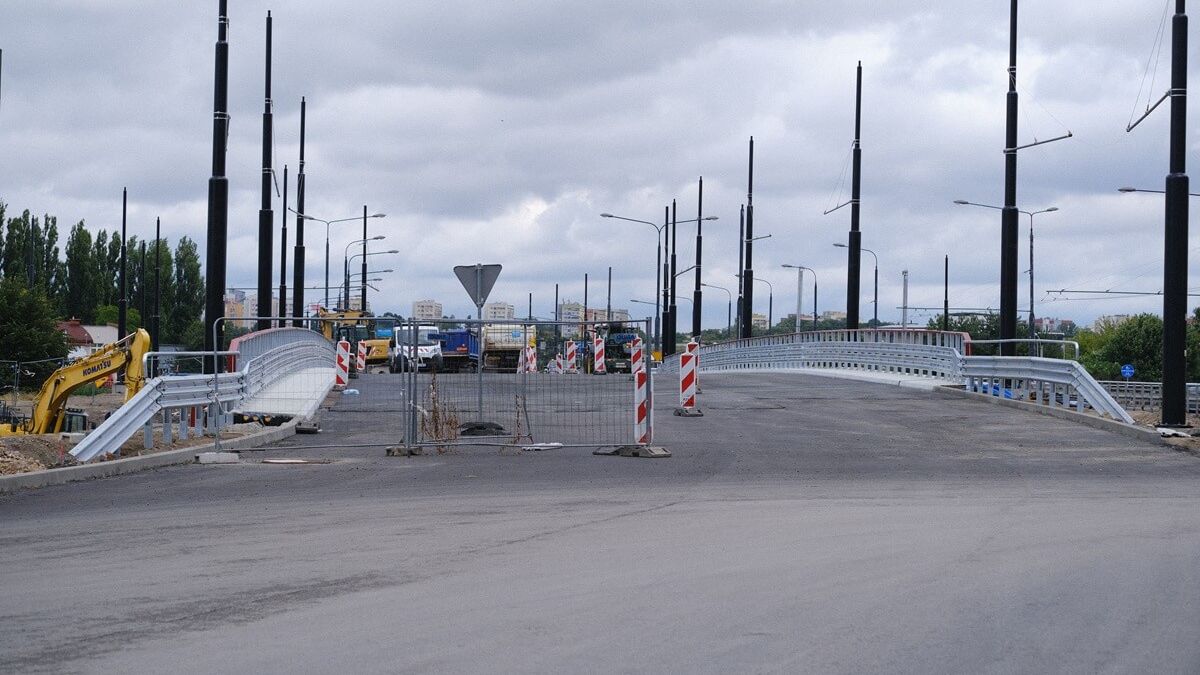 Nowy most w ciągu al. Unii Lubelskiej w Lublinie