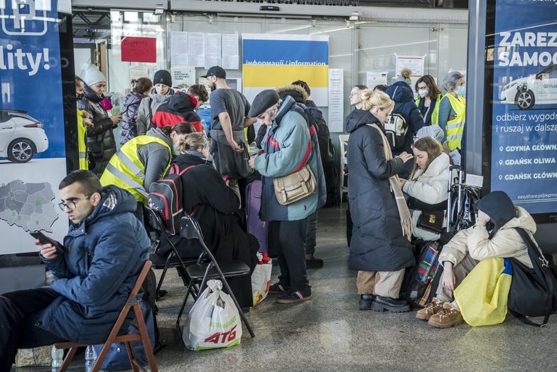 Uchodźcy z Ukrainy w Warszawie, fot. Mieszko Piętka/AKPA