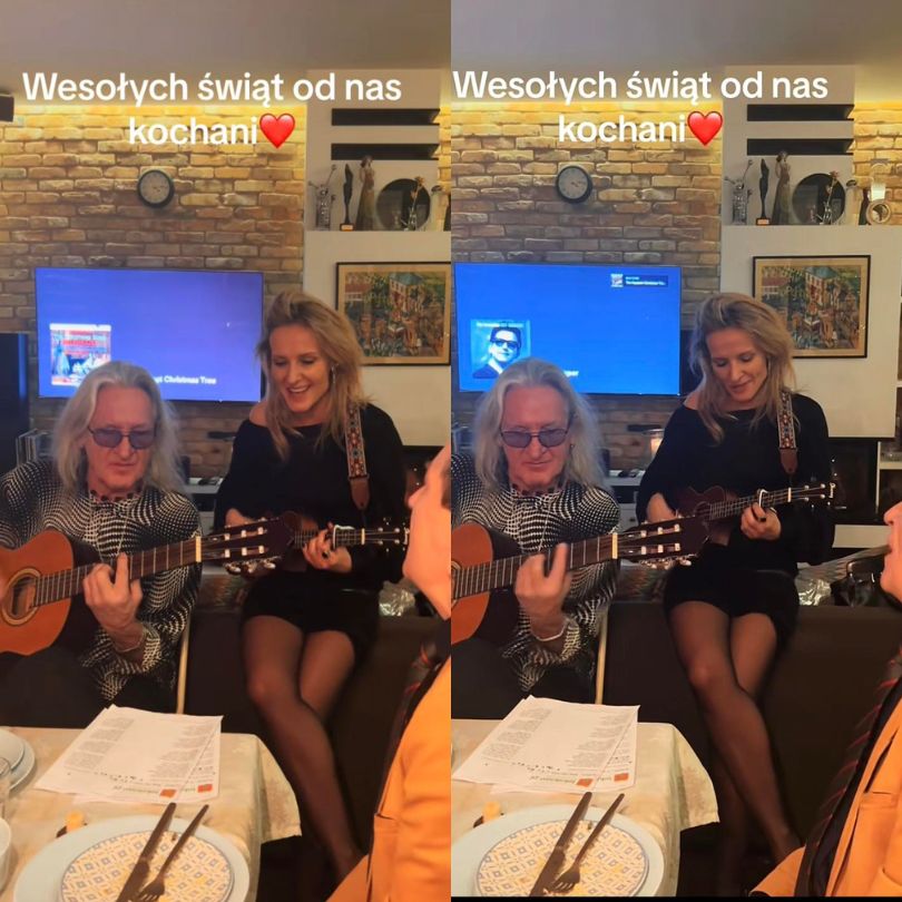 Patrycja Markowska i Grzegorz Markowski kolędują z najbliższymi