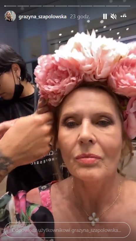 Grażyna Szapołowska została modelką w Dubaju