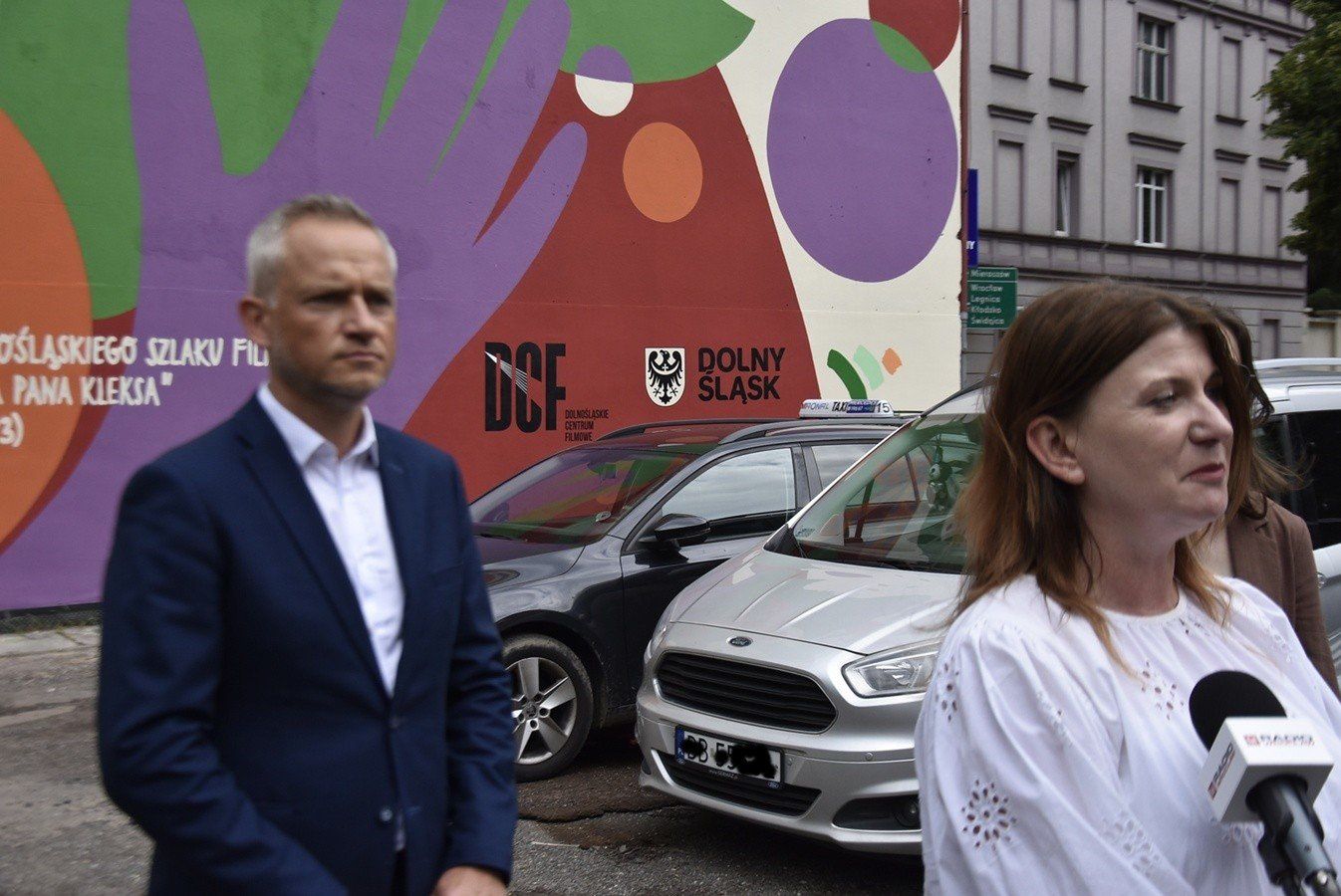 Pierwszy mural na Dolnośląskim Szlaku Filmowym gotowy. Powstał w Wałbrzychu