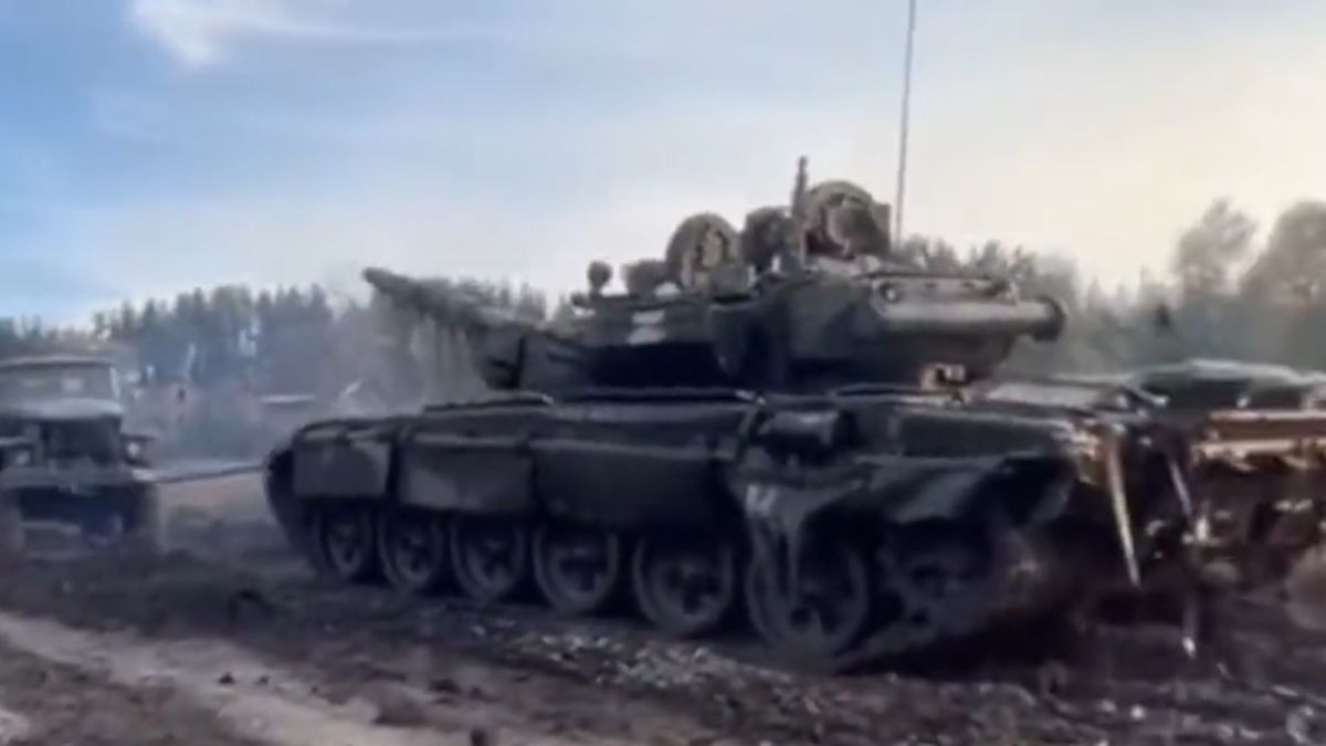 Rosjanie porzucili czołg w wodzie, już walczy dla ukraińskiej armii