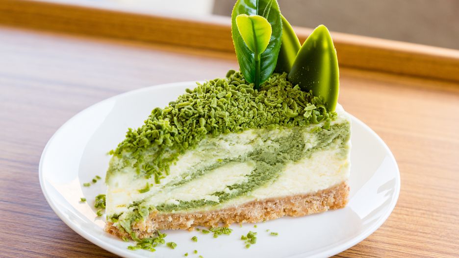 Sernik z matcha