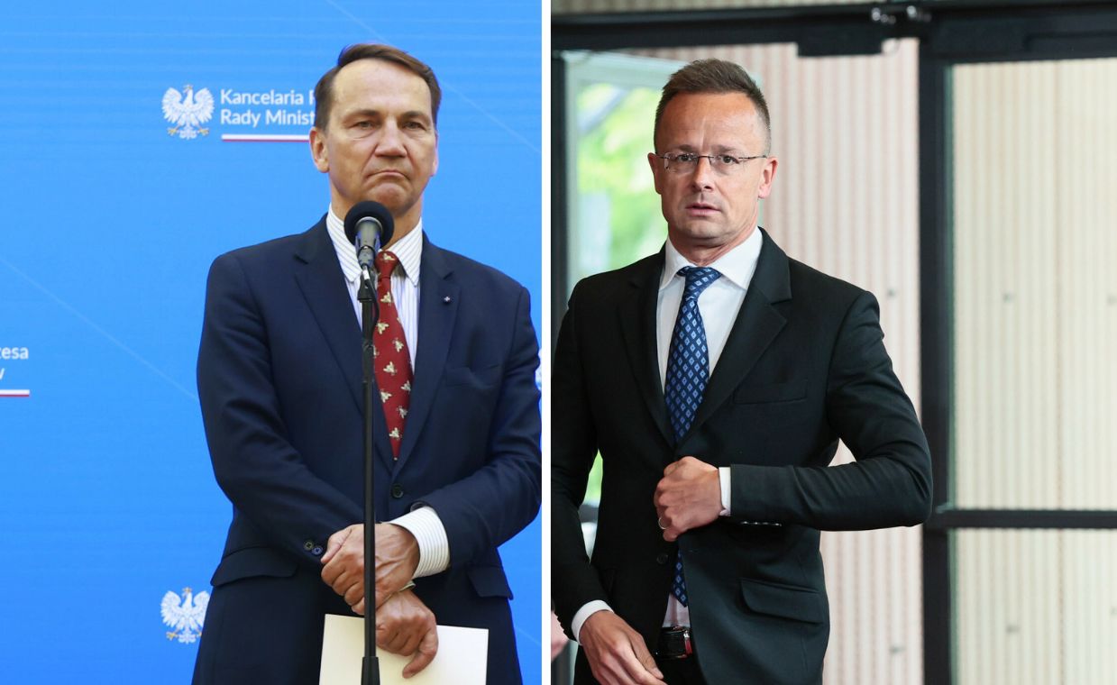 "Wypędzają odważnego Węgra". Sikorski zareagował na wpis Szijjarto